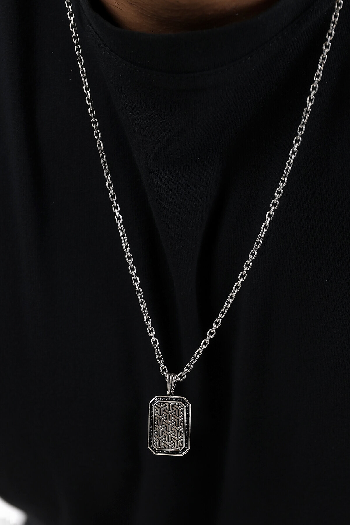 Gümüş Madalyon Kolye Ucu 