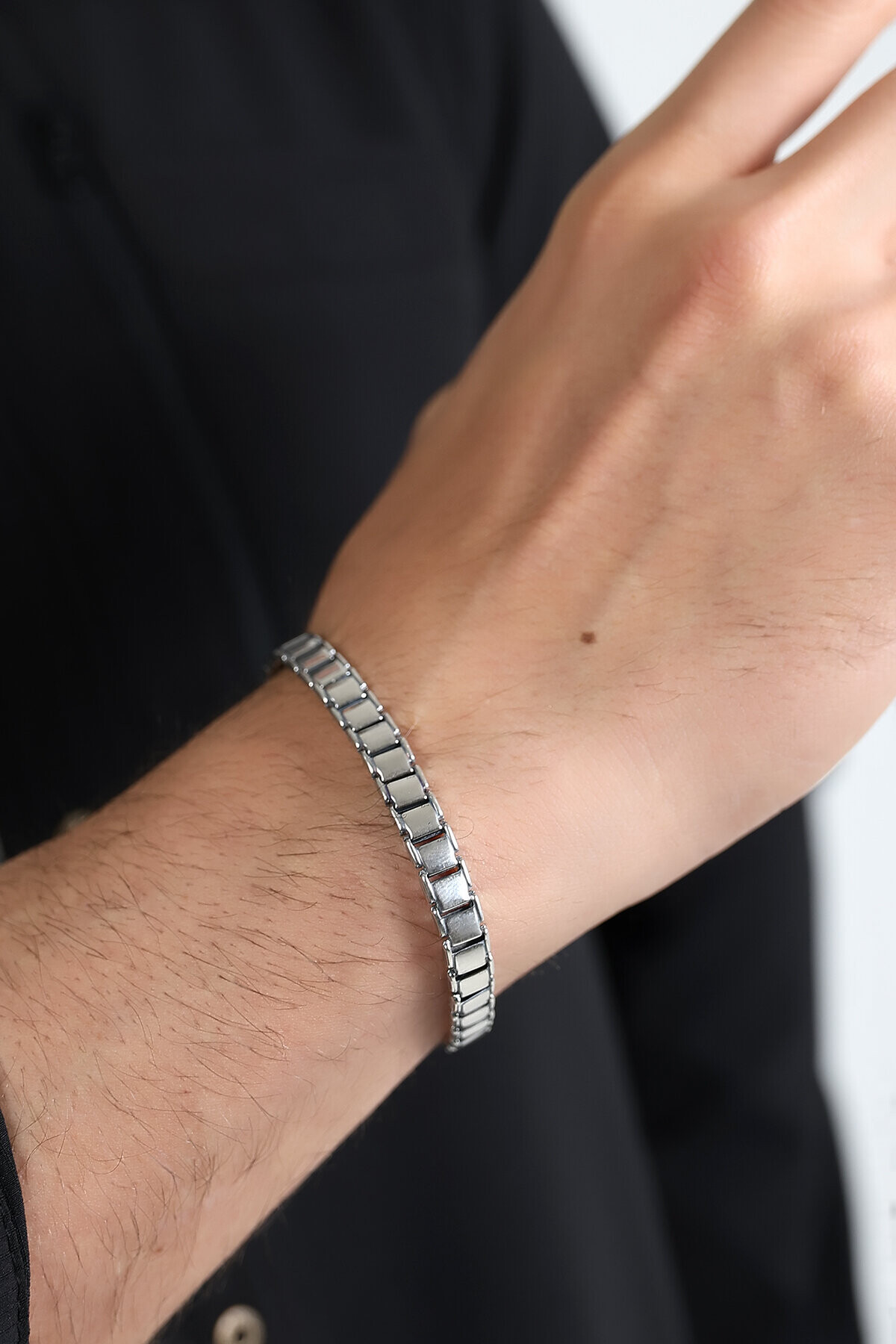 Gümüş Seramik Bileklik