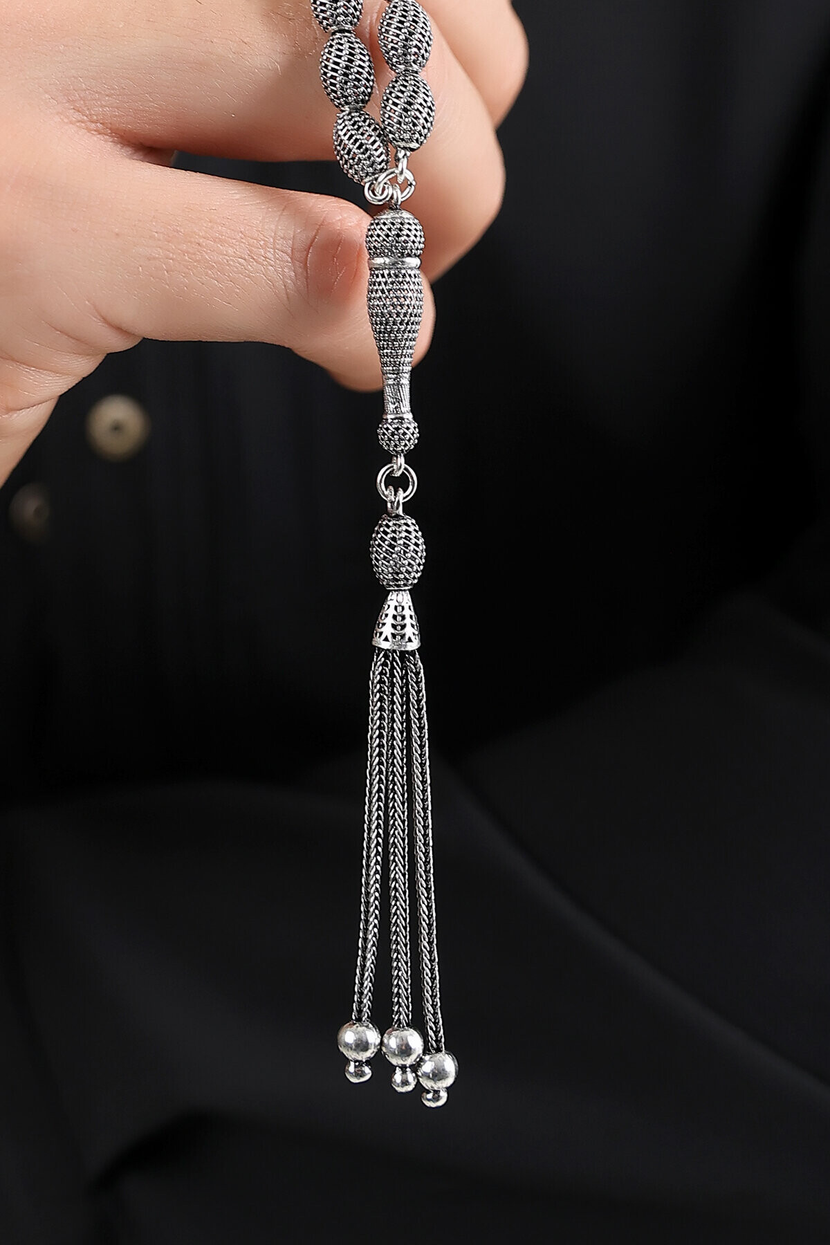 Gümüş Telkari Model Tesbih