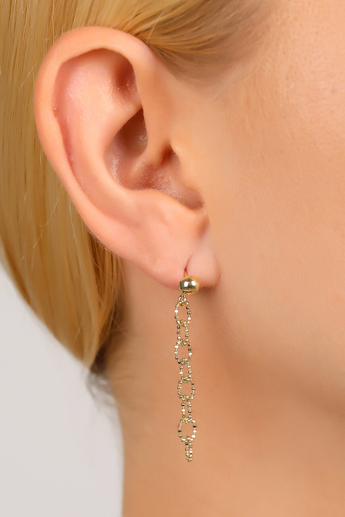 14 Ayar Altın İtalyan El işi Set