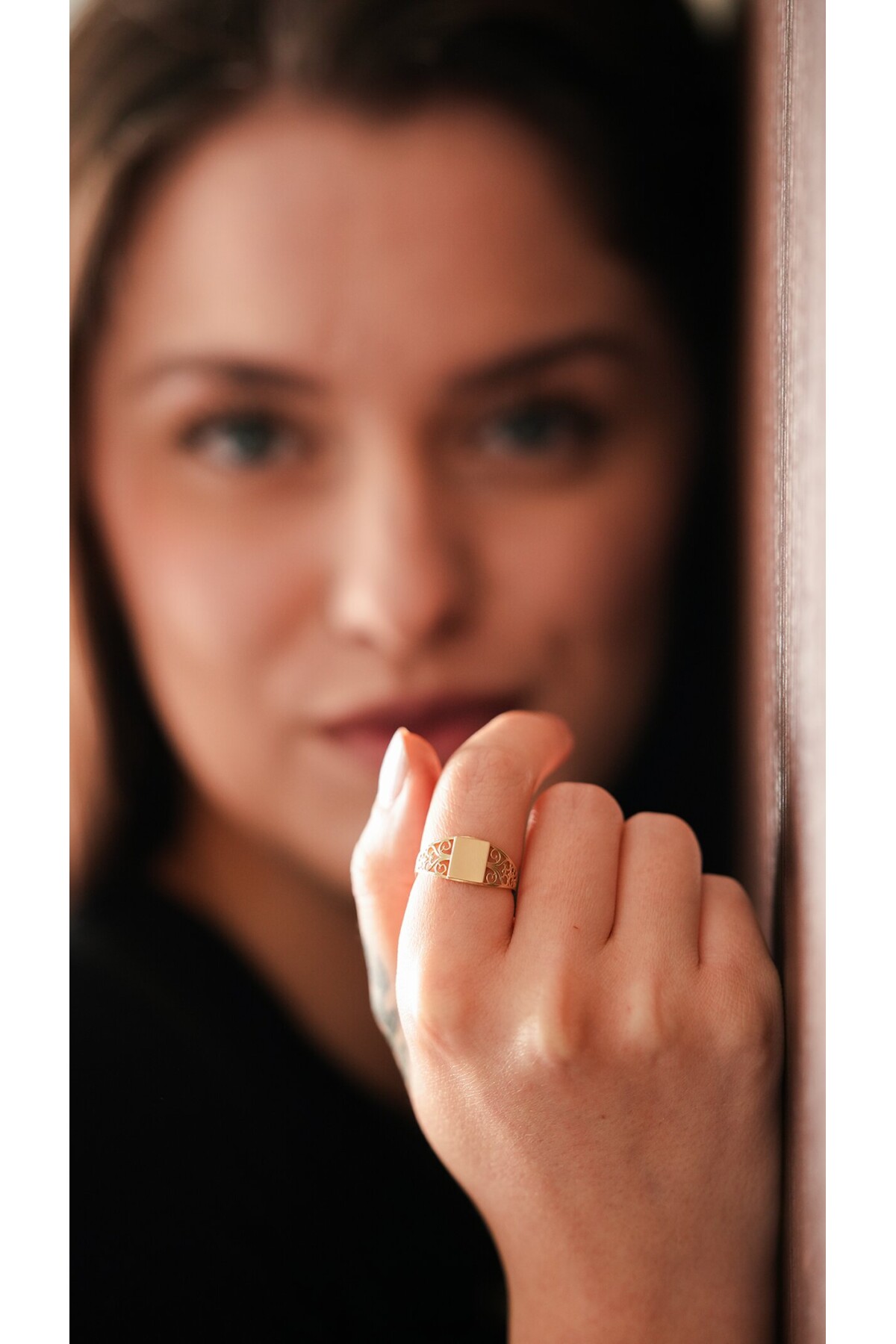 14 Ayar Altın Kalp Yüzük