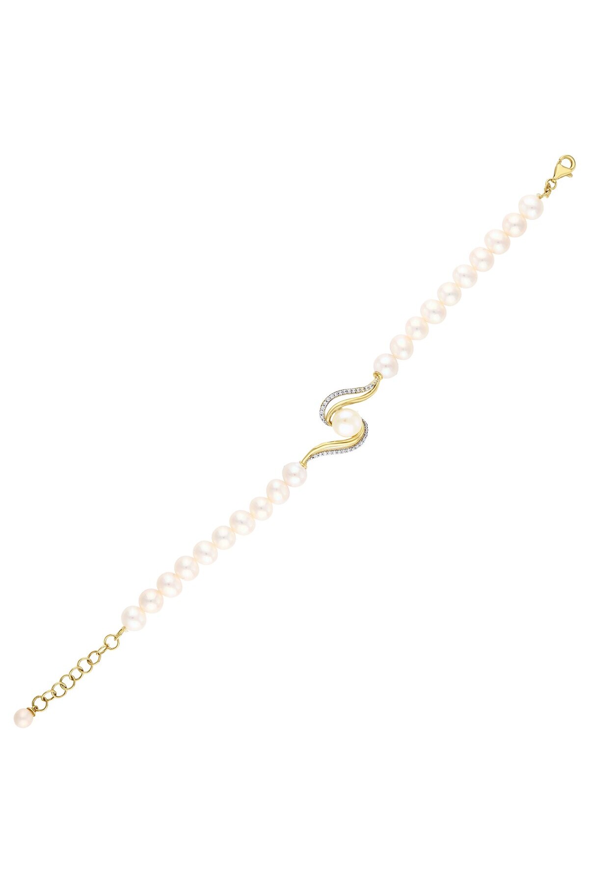 14 Ayar İnci Bileklik