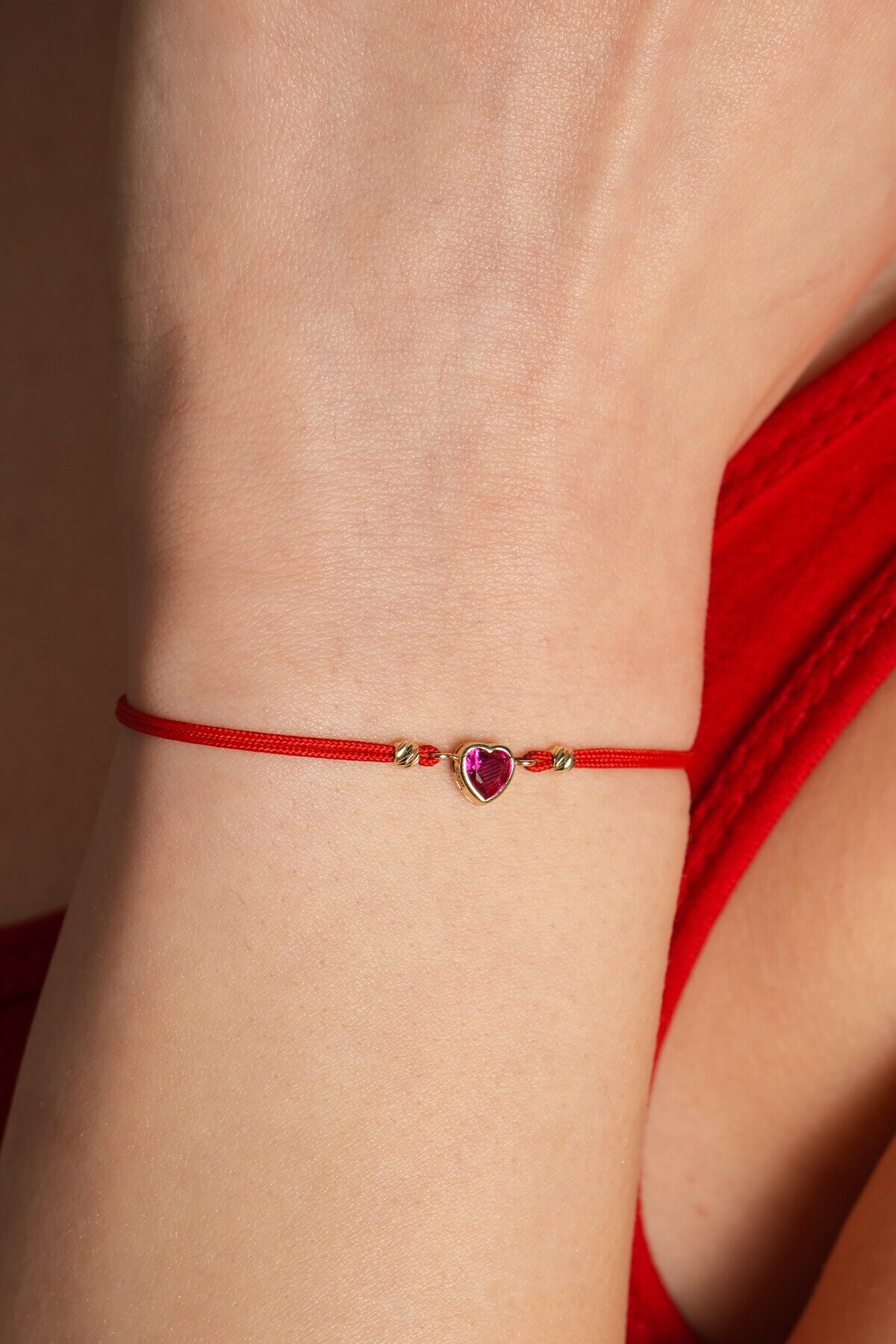 14 Ayar Kalp Bileklik