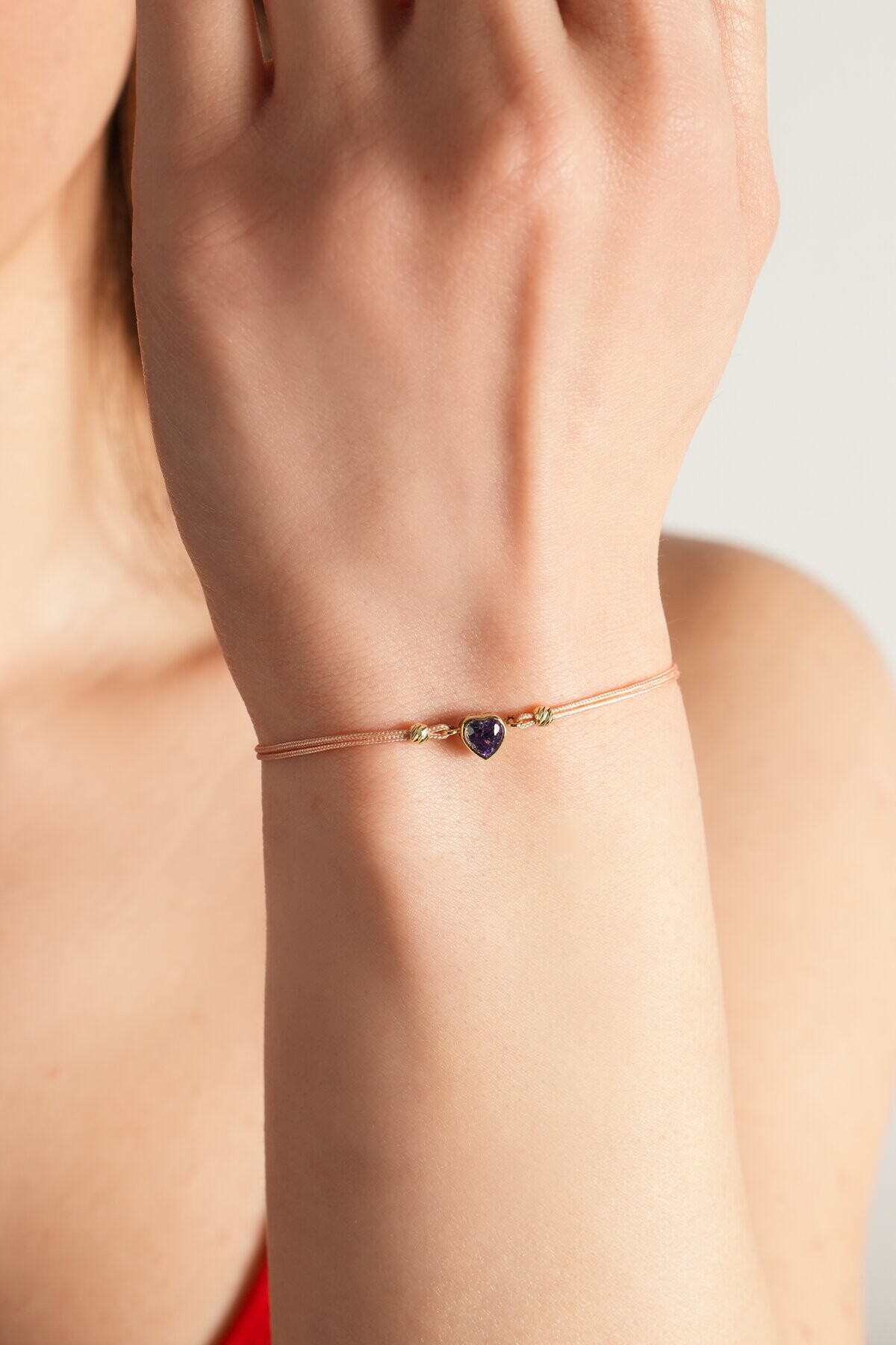 14 Ayar Kalp Bileklik