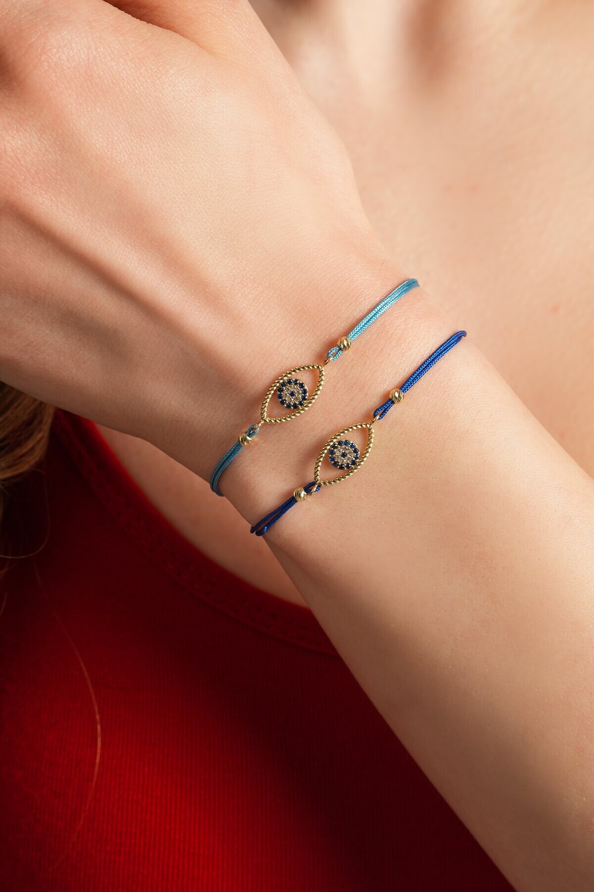 14 Ayar Nazar Boncuğu Bileklik