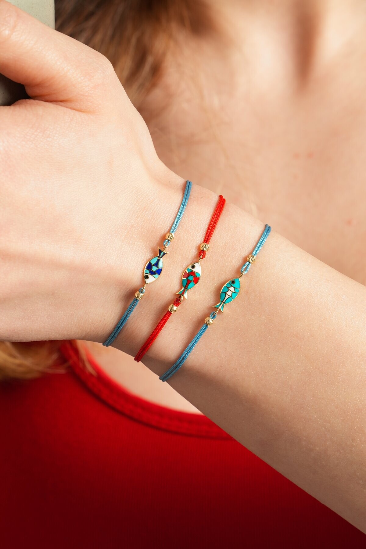 14 Ayar Nazar Boncuğu Bileklik