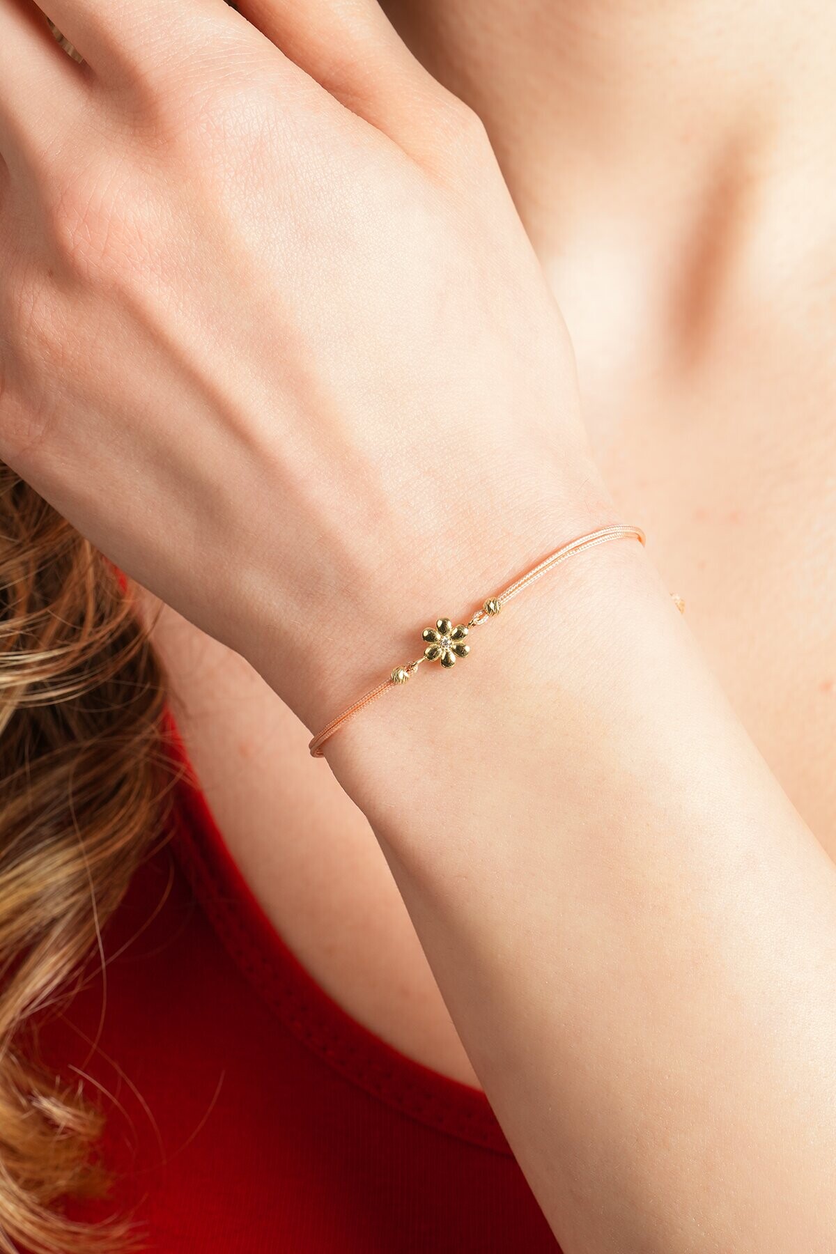 14 Ayar Papatya Bileklik