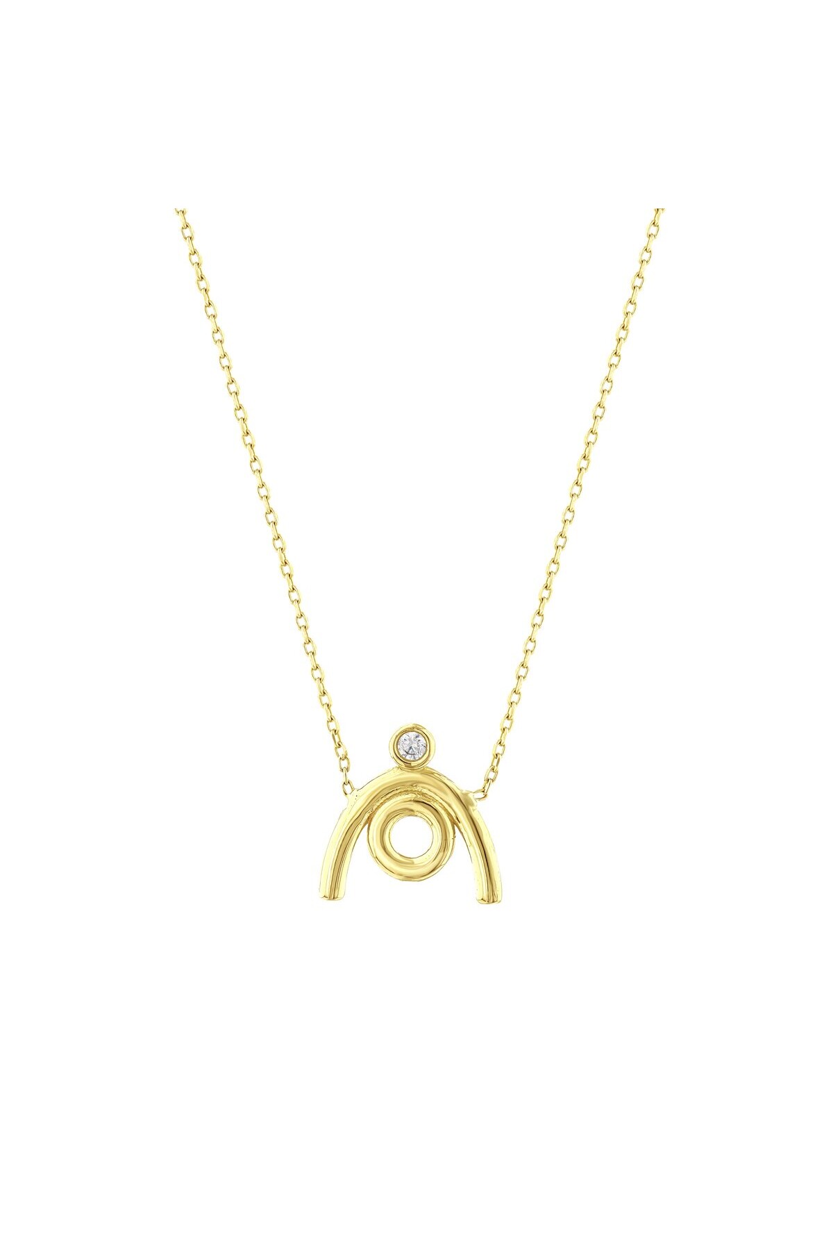 14 Ayar Tasarım Kolye