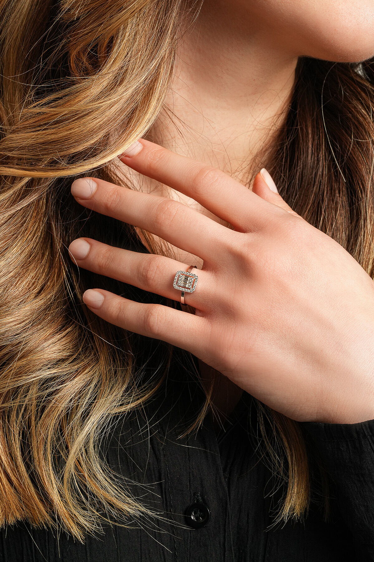 8 Ayar Baget Yüzük