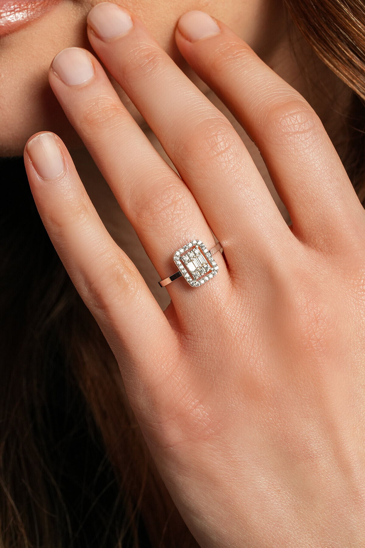 8 Ayar Baget Yüzük