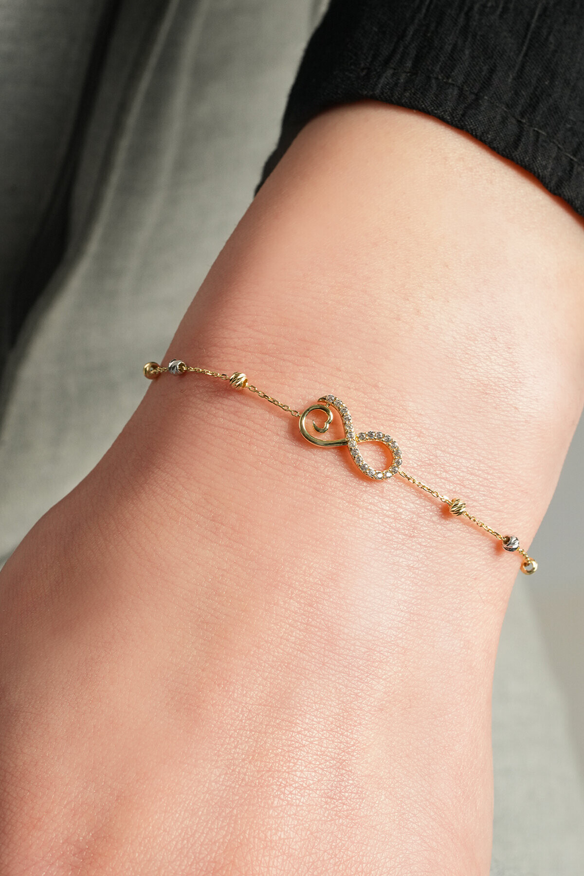 8 Ayar Sonsuzluk Bileklik