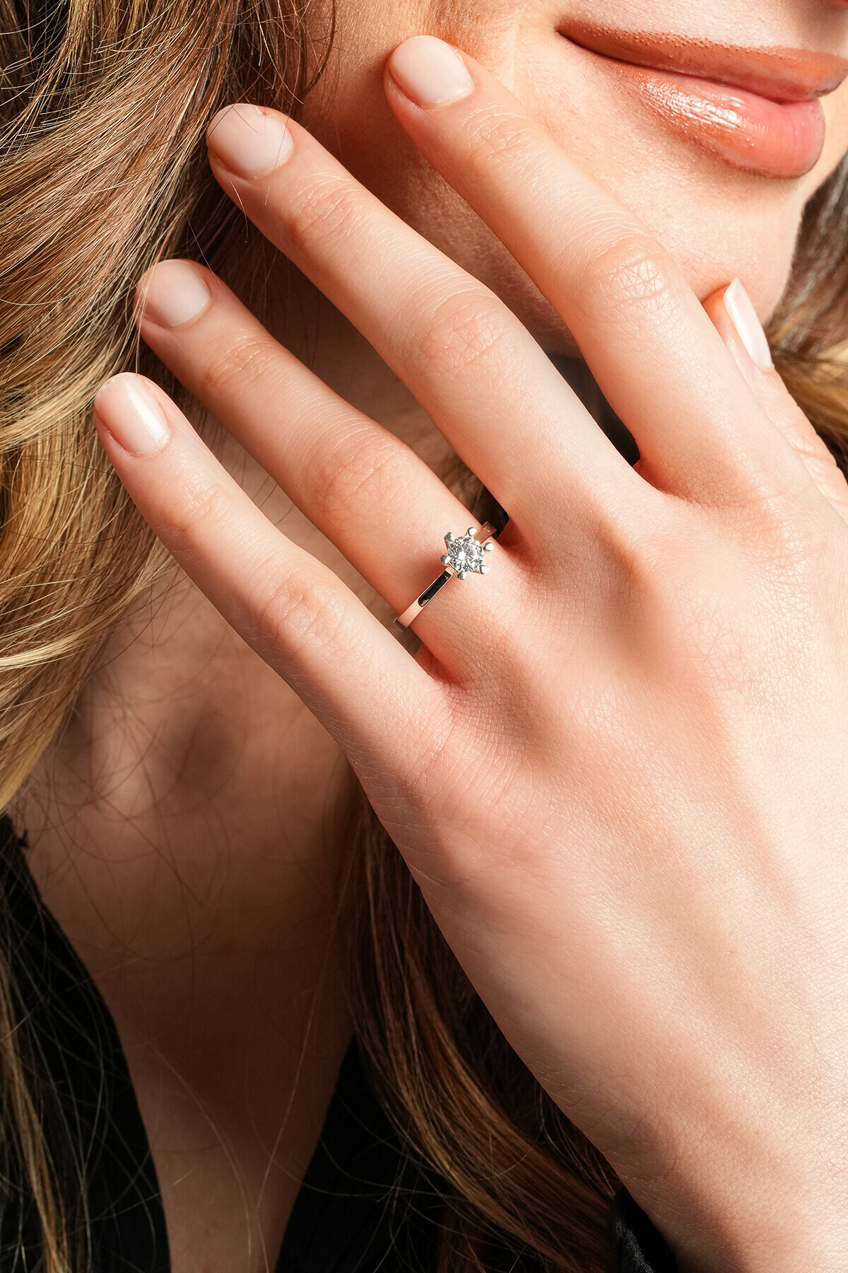 8 Ayar Tektaş Yüzük