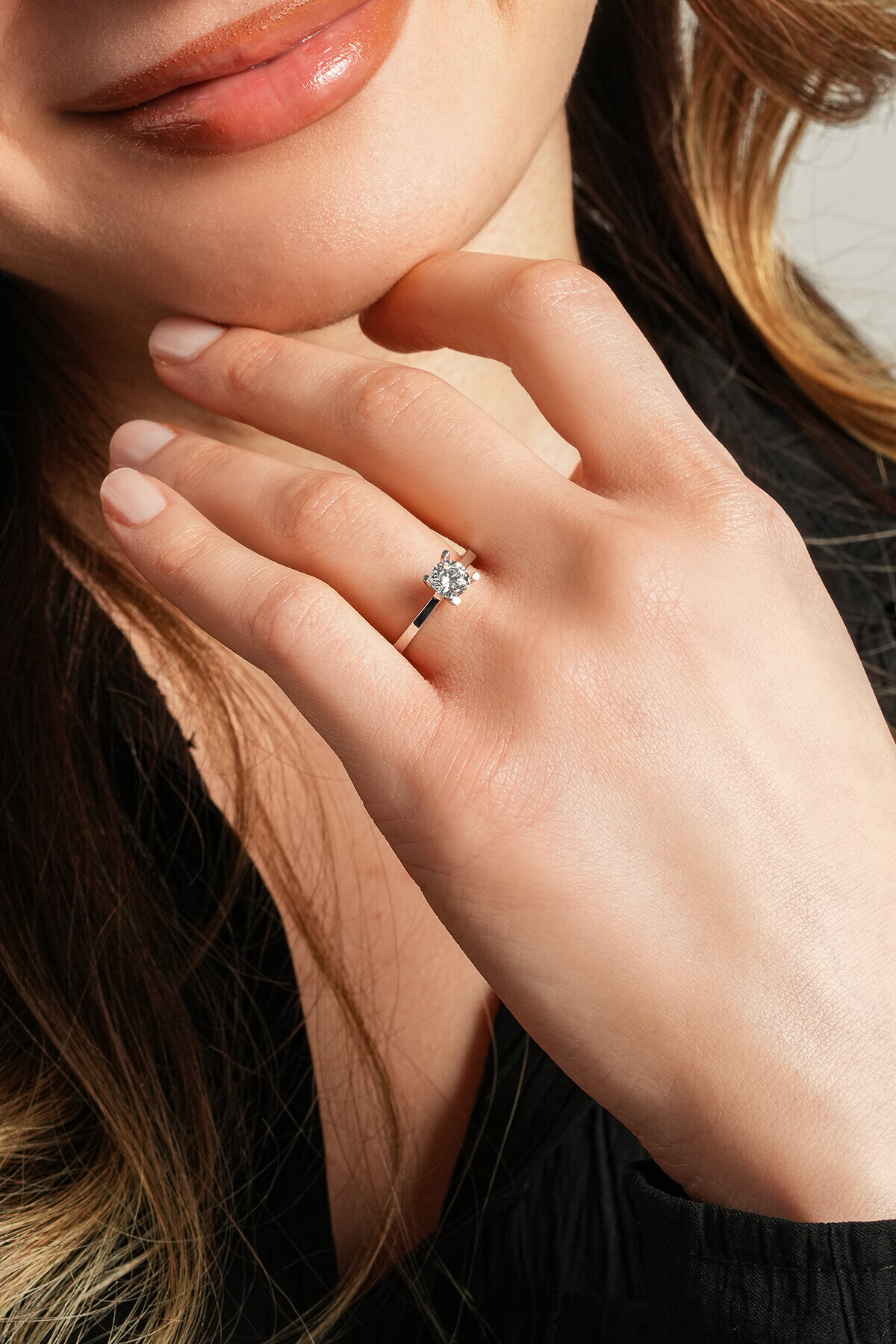 8 Ayar Tektaş Yüzük