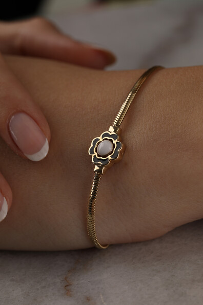 14 Ayar Altın Balık  Sırtı Bileklik