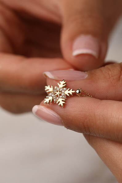 14 Ayar Altın Kartanesi Kolye