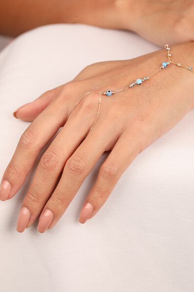 14 Ayar Altın Dorika Göz Şahmeran