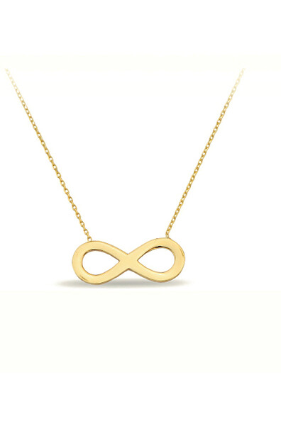 14 Ayar Altın Sonsuzluk Kolye
