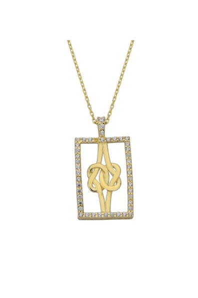 14 Ayar Altın Düğüm Kolye