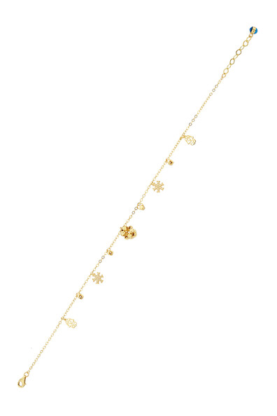 14 Ayar Altın Kartanesi Halhal