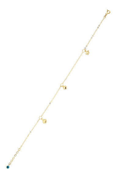 14 Ayar Altın Deniz Kabuğu ve Yıldız Halhal