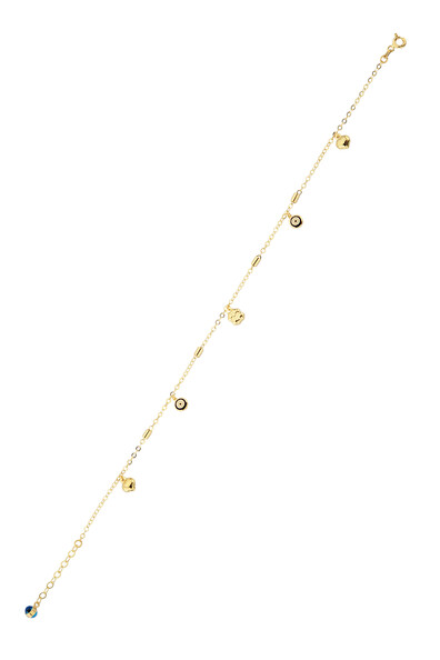 14 Ayar Altın Nazarlı Halhal