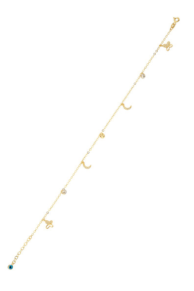 14 Ayar Altın Hilal Figürlü Halhal