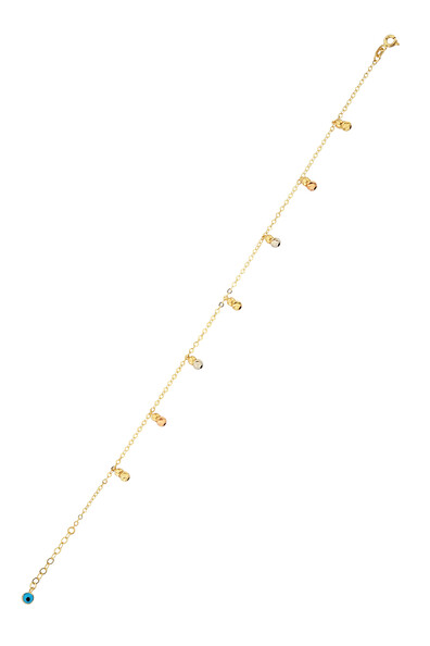 14 Ayar Altın Dorikalı Top Halhal