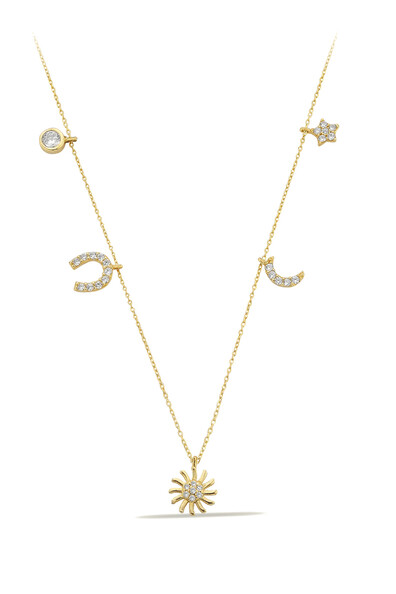 14 Ayar Altın Kalp Kolye