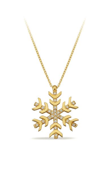 14 Ayar Altın Kartanesi Kolye