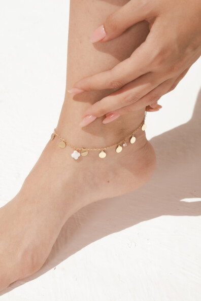 14 Ayar Altın Pullu Halhal