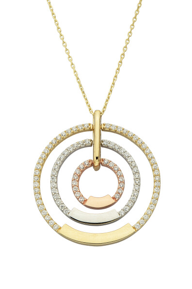 14 Ayar Altın Halka Kolye