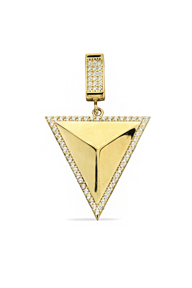 14 Ayar Altın Piramit Kolye Ucu
