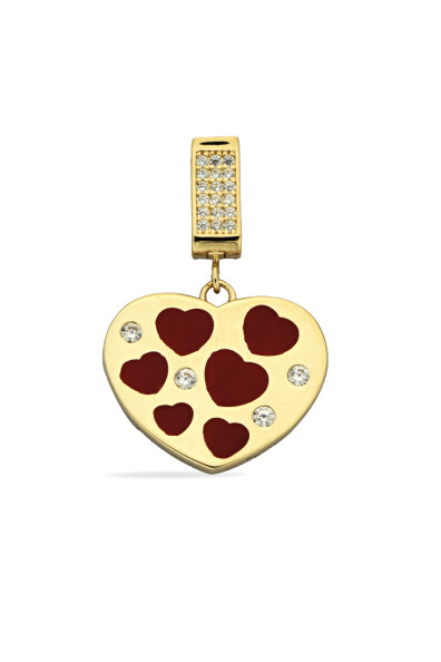 14 Ayar Altın Kalp Kolye Ucu