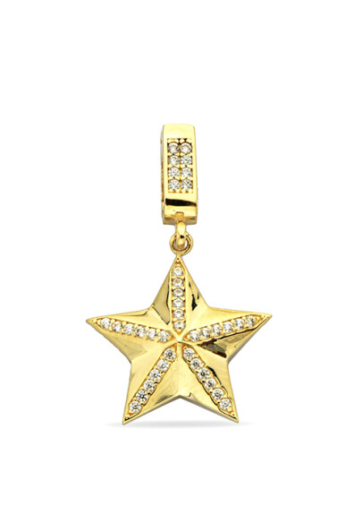 14 Ayar Altın Yıldız Kolye Ucu