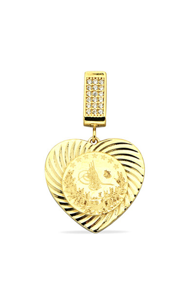 14 Ayar Altın Kalp Kolye Ucu