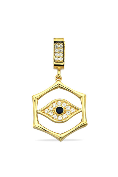 14 Ayar Altın Göz Kolye Ucu