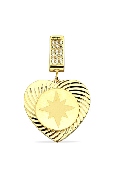 14 Ayar Altın Kalp Kolye Ucu