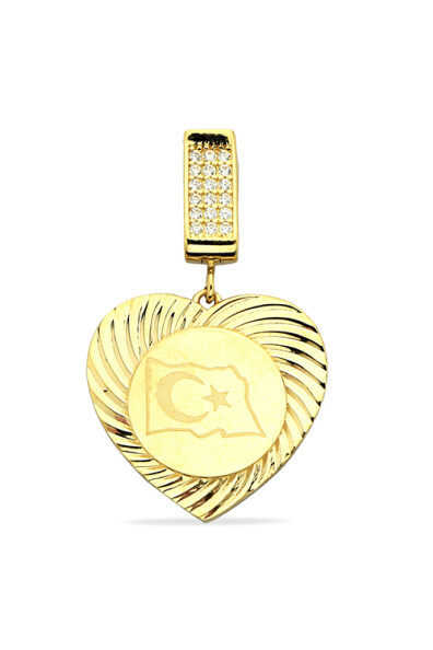 14 Ayar Altın Kalp Kolye Ucu