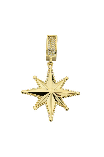 14 Ayar Altın Yıldız Kolye Ucu