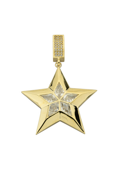 14 Ayar Altın Yıldız Kolye Ucu