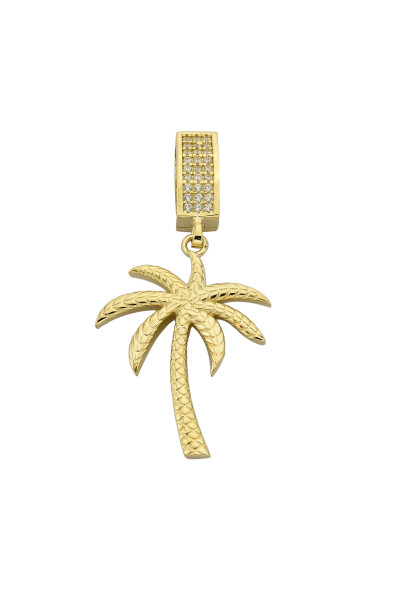 14 Ayar Altın Palmiye Kolye Ucu