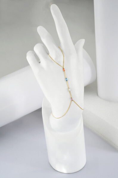 14 Ayar Altın Renkli Baget Şahmeran