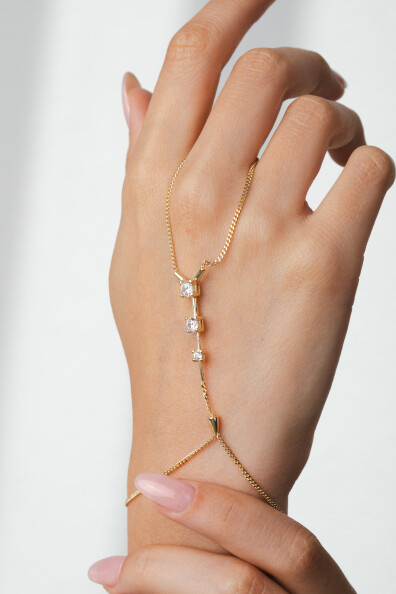 14 Ayar Altın Tektaş Sıralı Şahmeran