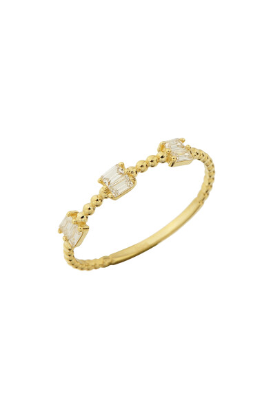 14 Ayar Altın Baget Yüzük