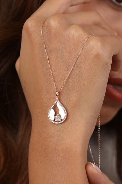 14 Ayar Altın Anne Çocuk Kolye