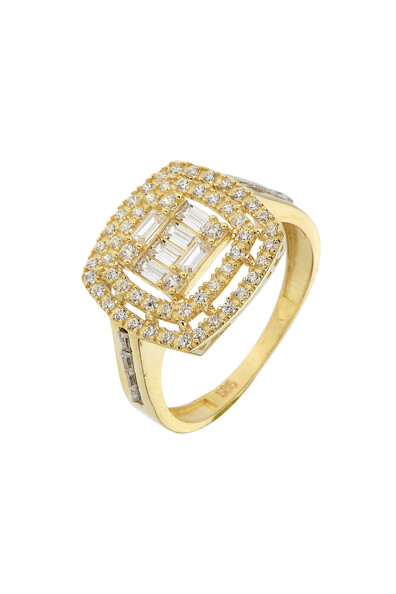 14 Ayar Altın Baget Yüzük