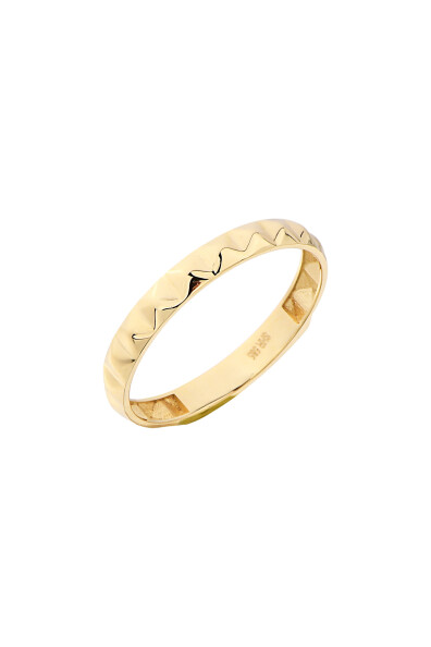 14 Ayar Altın Taşsız Sade Yüzük