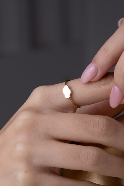 14 Ayar Altın Bulut Yüzük