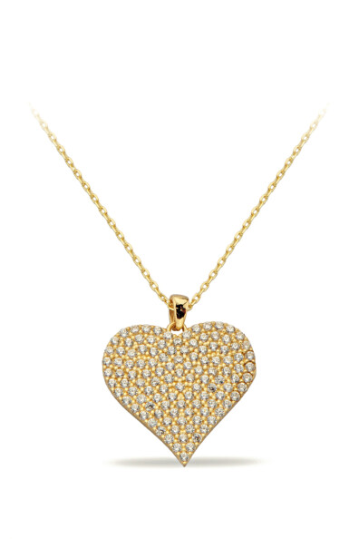 14 Ayar Altın Kalp Kolye