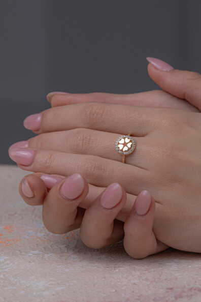 14 Ayar Altın Kalp Yüzük